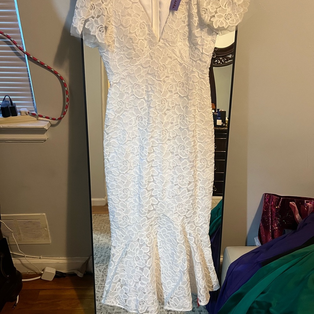 Elegant Shoshanna NWT White Lace Dress